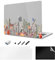 TeDaWen Kompatibles MacBook Air 13,6 Zoll Hülle 2025-2022 Release Modell: M4 A3240 M3 A3113 M2 A2681 Chip, Tastaturabdeckung und Displayschutzfolie,Laptop Hülle für MacBook Air 13,6“-Blume