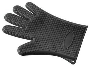 AOGATO oven gloves Non-slip Silica Gel Gloves Microwave Oven Gloves Insulated Five-finger Silica Gel Gloves-e