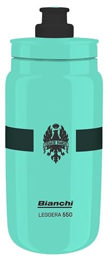 Bianchi - Trinkflasche LEGGERA 550, hellblau, Fassungsvermögen 550 ml, Gewicht 51 Gramm, Code C9010145.