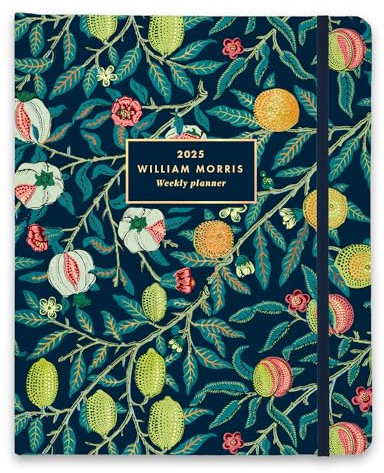Kokonote Planer 2025 Kalender 2025 Buchkalender William Morris Studienplaner 2025 - Terminplaner 2025 - Schulplaner 2025 Ringbuch – Wochenplaner 2025