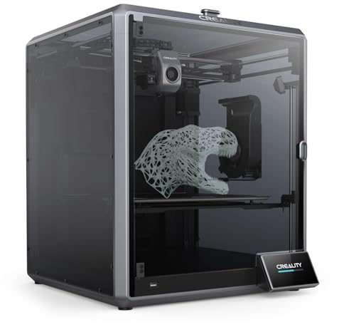 Creality K1 Max 3D Drucker mit 1μm AI LiDAR AI Kamera, 600mm/s Druckgeschwindigkeit, FDM 3D Drucken Maschine mit automatische Nivellierung, Duale Kühlung, Druckgröße 300x300x300mm