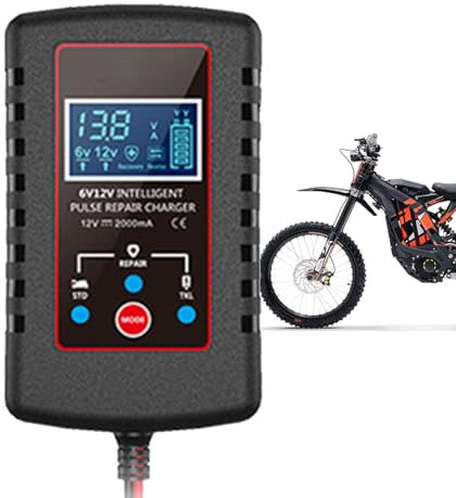 Autobatterieladegerät,Autobatterieladegerät, 6V und 12V vollautomatisches Erhaltungsladegerät, Autobatterie-Erhaltungserhaltungs- und Wartungsgerät für Trockenbatterien