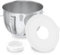 Bol en acier inoxydable de 7 l + couvercle compatible avec KitchenAid - Bol mélangeur sur socle élévateur - Passe au lave-vaisselle