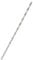 HSS Extra Long Shank Twist Drill, 4mm X 200mm Straight Shank Auger Drill Bit for Wood with Flute, Suitable for Metal, Masonry, Concrete Drilling