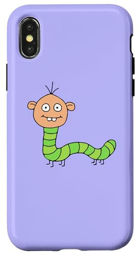 Hülle für iPhone X/XS Raupe Person | Caterpillar Person