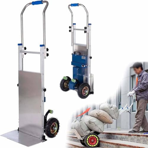 Generisch Elektrischer Sackkarre Treppen Hoch Und Runter Tragbar Elektrischer Treppensteiger-Sackkarre Mit Wartungsfreiem/BüRstenlosem Motor Abnehmbarer Batterie TragfäHigkeit,A