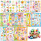 MoguGo 450 Stück Ostereier Aufkleber,Oster Sticker, Osterei Hase Aufkleber, Ostern Kinder Stickers, Ei Hase Küken Sticker,Easter Stickers, Osterdeko Geschenke