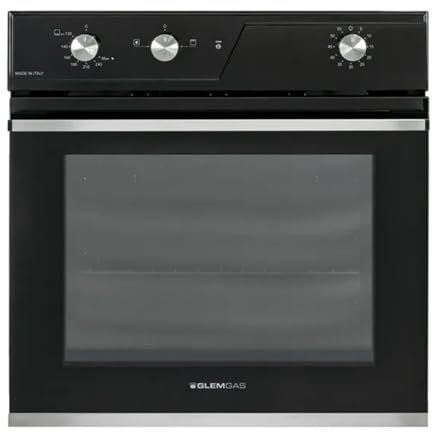 GFRF21BK - Forno elettrico e gas, 69 litri, Grill, colore Nero, Classe energetica A