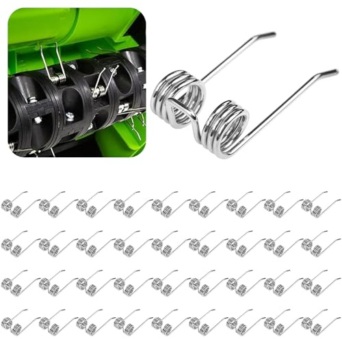 Imqnzdf 36-Pack 29272 Dethatcher Tines – Compatible with Greenworks 27022, 2500600G 10 Amp 14 Corded Dethatcher | Durable Steel Replacement Scarifier Rake Tines, Lawn Tractor Attachments Set