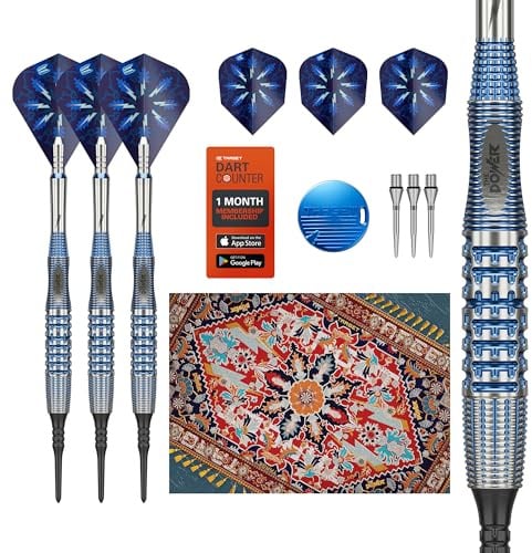 Target Darts Phil Taylor GX2 Softdarts Set 18g/20g 95% Wolfram Player Edition Power Generation Pixel Points Pro Ultra No.6 Flights Power Titan Schäften Dartpfeile mit Kunststoffspitze Dart Pfeile