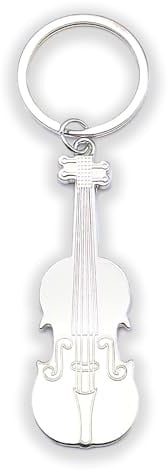 Zynara Glücksbringer Schlüsselanhänger Violine, Geschenk für Geiger | Musikliebhaber Geschenk Frauen,Violine Rucksack Anhänger,Geschenk zur Einschulung Mädchen, Weihnachtsgeschenke