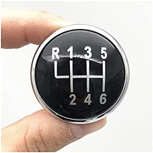5/6-Gang-Schaltknauf-Gehäuse, Stick-Emblem, Abzeichenkappe, Ersatz für VW Golf, passend für Jetta MK3, MK4, GTI, passend für Bora, passend für Polo, passend für Ibiza, Fit für Caddy(D)