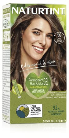 Naturtint Haarfarbe, Helles Goldkastanienbraun, 170 ml