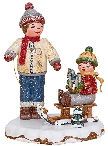 Hubrig Volkskunst Winterkinder Beste Freunde - 8 cm