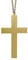 W WIDMANN MILANO Party Fashion - Kreuzkette, gold, Halskette, Schmuck, Nonne, Pfarrer, Papst, Mönch, Bischof