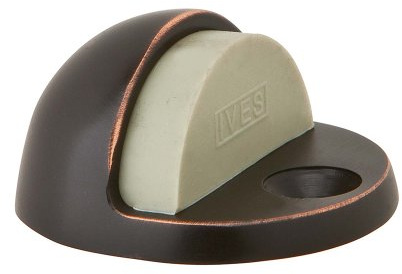 SCHLAGE Ives by Schlage 436B-716 Dome Door Stop, 1 x 1.75 x 2 inch, Aged Bronze