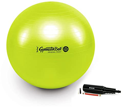 PEZZI Original Pezziball MAXAFE 65 cm m. Pumpe lindgrün Gymnastikball