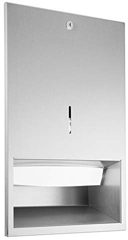 Wagner Ewar Handtuchspender 500 Bl. WP112 Edelstahl für Unterputzmontage, Variante:Edelstahl matt