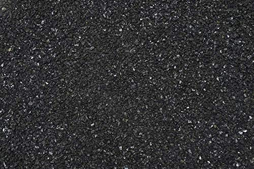 Doubleyou Geovlies & Baustoffe Dekogranulat Granulat Streudeko Farbgranulat Dekosteine Kies Farbe: schwarz/glänzend (1000 g)