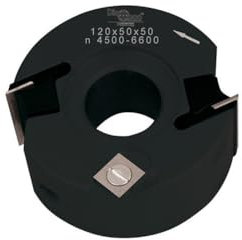 Diamwood Platinum - Porte-outils de toupie à feuillurer et profiler D. 120 x Al. 50 x Ht. 50 mm Z 2 et V 1+1 - Diamwood Platinum