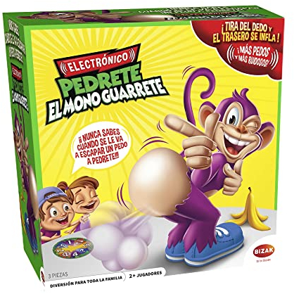 Bizak Juego Pedrete el Mono Guarrete, Multicolor, Única