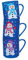 Baker Ross Tazze Pupazzo di Neve (confezione da 4) - Attività Creative Festive, Viola