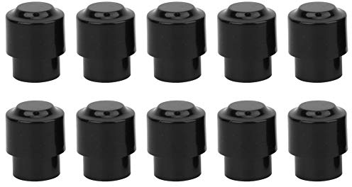 Bnineteenteam 10 STÜCKE E-Gitarre Pickup Schalter Tip Cap Knob für Telecaster Tele Teile Knob Cap(Black) Musikinstrumentenzubehör