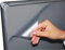 Folie für Kundenstopper Klapprahmen Plakatrahmen Rahmen DIN A1 A2 A3 A0 B1 B2 A4, Schutzfolien, Anti-Reflex-Folie, Ersatzfolie (DIN A0 (84,1 x 118,9 cm))