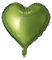 20x Folienballon Herz Ø 45cm Helium Luftballon Herzballon Folienballons für Hochzeit Geburtstag Jahrestag Geschenk (Grün)