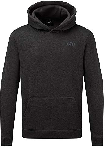 Gill Langland - Felpa Con Cappuccio idrorepellente e antimacchia per Pesca e Sport acquatici, Grigio, Large