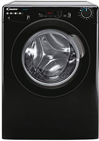 Candy Smart Pro CS1410TBBE Freestanding Washing Machine, 10 kg Load, 1400 rpm, Black