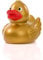 Schnabels Badeente Wings - Geschenk für Geburt Geburtstag Namenstag Kinder Baby Freund-in Mädchen Junge - lustig originell Glücksbringer - Spielzeug Quietsche-Ente Deko Badewanne (Gold)