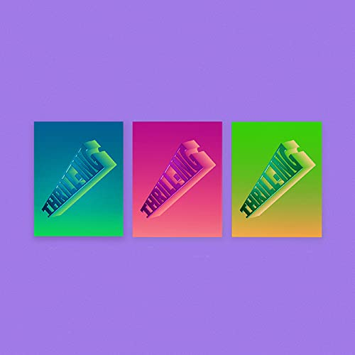 Cre.ker Entertainment THE BOYZ - THRILL-ING (6th Mini Album) Album+Extra Photocards Set (KICK+BANG+SPLASH ver. SET)