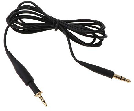 GLASSNOBLE Audio Cable,Replacement Cable Audio Cord for AKG K450 K452 K480 Q460 Headphones Headset Black