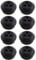 ECSiNG 8pcs 3-Hole Fuel Tank Rubber Grommets Black 4mm Hole Diameter Oil Pipe Hose Washer Grommet for Cutter Grass Trimmers Lawn Mower Brushcutters Blowers Replace Parts