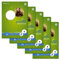 Staufen Green Heft - DIN A4, Lineatur 4 (9mm liniert), 16 Blatt, premiumweißes 90g/m² Recyclingpapier, runde Ecken verhindern „Eselsohren“, 4 verschiedene Motive (keine Auswahl möglich), 5 Stück