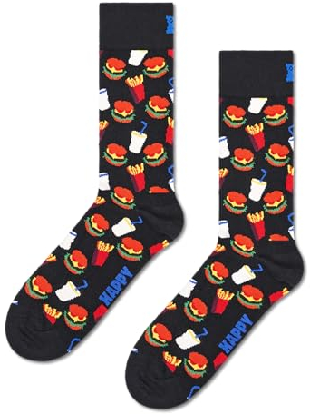 Happy Socks Unisex Hamburger, Multi, 41-46 EU