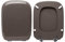 HYDRO HOME - Copriwater Ideal Standard Conca Come Originale, Tavoletta WC Ideal Standard con Cerniere Inclinate Idonee, Coperchio Water Copri Water in Legno Rivestito (CASTORO)