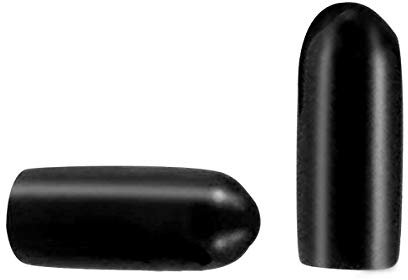 MACHSWON 10PCS Rubber End Caps 42mm ID PVC Round Tube Bolt Cap Cover Screw Thread Protectors Black