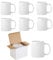 Sublimation Mugs Blank 11 oz Plain White Coffee Mug with Gift Boxes, Double ORCA Coated Ceramic Mugs for Sublimation Printing Heat Press (6pcs)