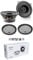 Kit Set para Focal Auditor ACX-130 ACX130 2 parlantes coaxiales de 2 vías de 13 cm 130 mm 5.25 de diámetro 50 Watts rms y 100 Watts MAX 4 Ohm 90 db, el par + Rejillas y 5 Stickers Gratis