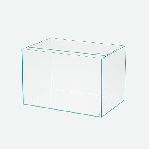 LANDEN Aquarium-Glasdeckel, 4 mm dick, transparent, mit 4 Clips für sichere Platzierung, 432 x 230 mm, für Aquarien mit einer Innenlänge von 440–444 mm, passend für LANDEN SD453030