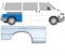 Für Vw T4 1990-2003 Lang Hinten KotflÜgel Reparaturblech/Rechts