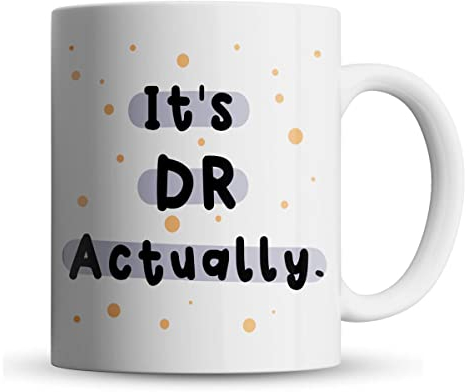 Inky Penguin - It's DR Actually - Doctor, Medical Student, PHD Gift Mug, Ceramic, 11fl. oz.