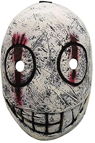 Infinity Gauntlet Dead Daylight Legion Frank Mask Halloween Scary Smile Mask Game Killer Cosplay Mask Creepy Bloody Latex Full Face Mask Costume Props for Adults