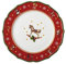 Hutschenreuther Happy Wintertime H. Wintertime - Plato llano (33 cm), color rojo