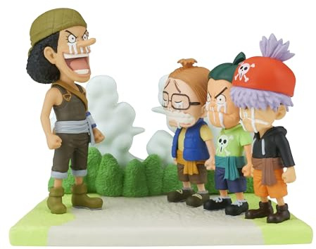 Banpresto Usopp Pirates One Piece Actionfigur - World Collectable Log Stories, 7 cm, BP88809P, Mehrfarbig