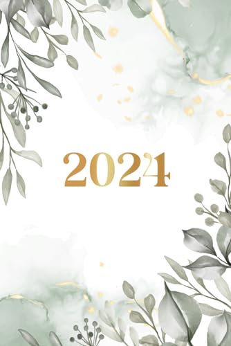 Agenda Settimanale 2024: 12 mesi da gennaio 2024 a dicembre 2024 | 1 settimana su 2 pagine | Formato A5.