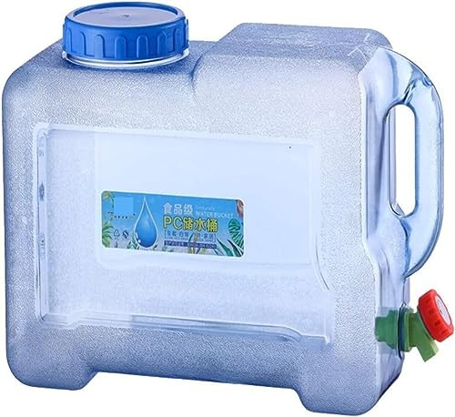 OWLKAY Depósito de agua portátil, depósito de agua de 5 l, grifo de escritorio, depósito de agua con accesorios, portabotellas de agua portátil para Or