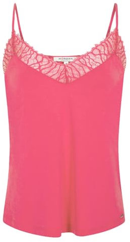 Morgan Top tirantes finos con encaje Rosa TP